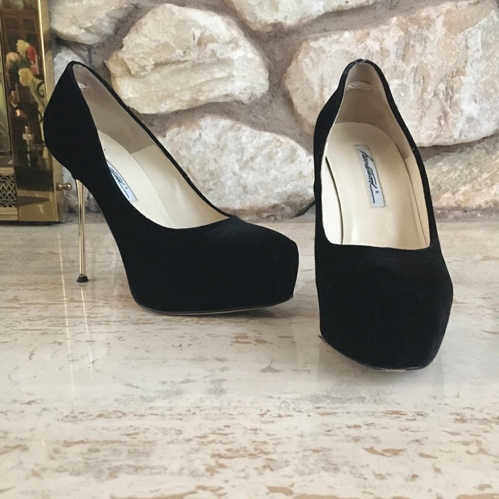 Brian Atwood Metal stiletto pumps size 38